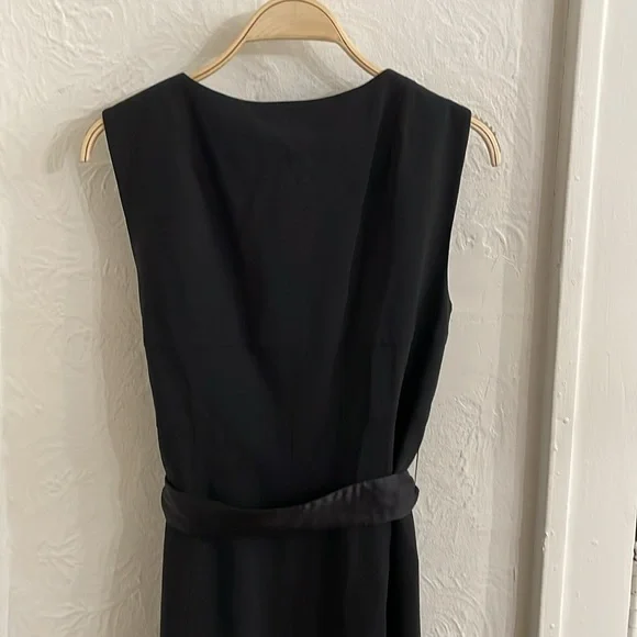 AKRIS PUNTO Women's Sleeveless Sheath Dress Size 10 In Black